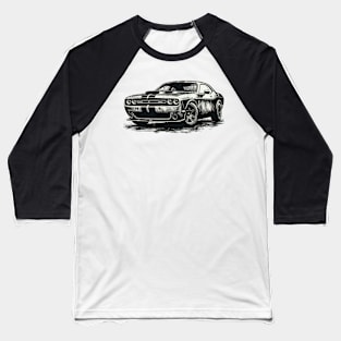 Dodge Challenger Baseball T-Shirt